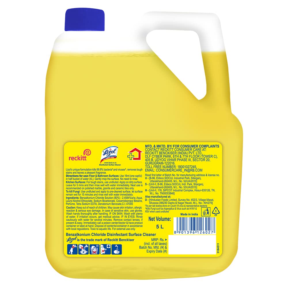 Lizol Floor Cleaner â€ 5 Ltr